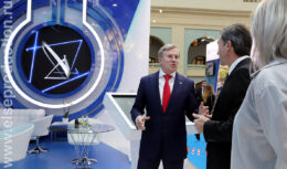 Разработка дизайна стенда для АО «ГЛОНАСС» для выставки «Транспорт России — 2021» (ноябрь 2021, Гостиный Двор, Москва)