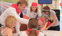 Тимбилдинг для сотрудников компании «РЖД Логистика», приуроченный к празднованию Дня железнодорожника (август 2012,Спортивно-стрелковый комплекс «Лисья нора»)