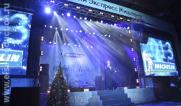 Годовое собрание и новогоднее корпоративное мероприятие для компании «Мишлен» (декабрь 2012, КВЦ «Сокольники»)