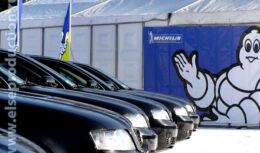 Презентация новой зимней шипованной резины Michelin X-Ice North (г. Дмитров, Январь  2005, Дмитровский автомобильный полигон)