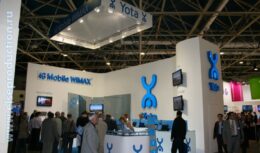 Разработка дизайн-проекта и застройка стенда для компании «Yota» на выставке «Связь-Экспокомм 2009» (май 2009, ЦВК «Экспоцентр»)