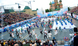 Торжественная церемония открытия Дня города «Я люблю Москву» на Красной площади (7 Сентября 2013 года)