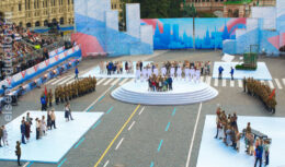 Торжественная церемония открытия Дня города «Я люблю Москву» на Красной площади (7 Сентября 2013 года)