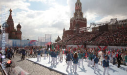 Торжественная церемония открытия Дня города «Я люблю Москву» на Красной площади (7 Сентября 2013 года)