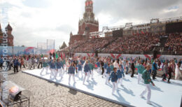 Торжественная церемония открытия Дня города «Я люблю Москву» на Красной площади (7 Сентября 2013 года)