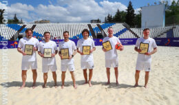 100 дней до старта — презентация официального мяча Чемпионата мира по пляжному футболу 2021 и «Матч всех звезд» (май 2021, Стадион пляжных видов спорта во Водном стадионе «Динамо»)