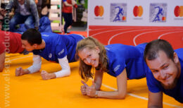 Разработка дизайна, застройка выставочного стенда и организация активностей на ЭКСПО <br> и в стартово-финишном городке — проект «ПРОМСВЯЗЬБАНК МОСКОВСКИЙ МАРАФОН» <br> (сентябрь 2017, СК «Лужники»)