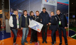 Разработка дизайна, застройка выставочного стенда и организация активностей на ЭКСПО <br> и в стартово-финишном городке — проект «ПРОМСВЯЗЬБАНК МОСКОВСКИЙ МАРАФОН» <br>(сентябрь 2017, СК «Лужники»)