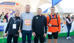 Разработка дизайна, застройка выставочного стенда и организация активностей на ЭКСПО <br>и в стартово-финишном городке — проект «ПРОМСВЯЗЬБАНК МОСКОВСКИЙ МАРАФОН» <br>(сентябрь 2017, СК «Лужники»)