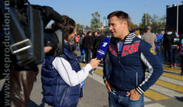 Разработка дизайна, застройка выставочного стенда и организация активностей на ЭКСПО <br> и в стартово-финишном городке — проект «ПРОМСВЯЗЬБАНК МОСКОВСКИЙ МАРАФОН» <br>(сентябрь 2017, СК «Лужники»)