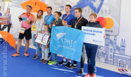 Разработка дизайна, застройка выставочного стенда и организация активностей на ЭКСПО <br>и в стартово-финишном городке — проект «ПРОМСВЯЗЬБАНК МОСКОВСКИЙ МАРАФОН» <br>(сентябрь 2017, СК «Лужники»)