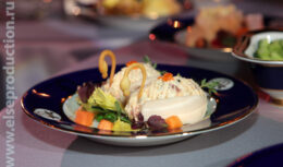 Презентация нового летнего меню класса «Империал» для авиакомпании «ТРАНСАЭРО» (май 2014, Ресторан «Каста Дива»)