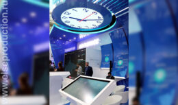 Разработка дизайна стенда для АО «ГЛОНАСС» для выставки «Транспорт России — 2021» (ноябрь 2021, Гостиный Двор, Москва)